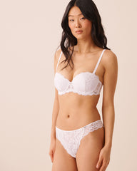 Push-up Convertible Strapless Demi Bra