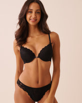 Push-up Front Closure Demi Bra