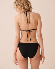 BLACK Triangle Bikini Top