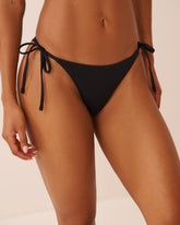 BLACK Thong Bikini Bottom