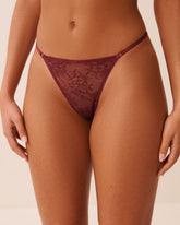 Adjustable Lace String Panty