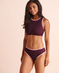 BERRY COMBO High Neck Bralette Bikini Top
