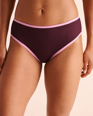 BERRY COMBO Mid Waist Brazilian Bikini Bottom