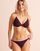 BERRY COMBO Plunge Bikini Top