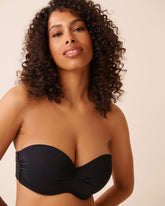 BLACK D Cup Bandeau Bikini Top