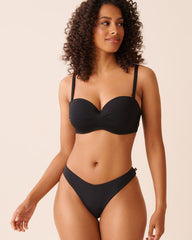 BLACK D Cup Bandeau Bikini Top