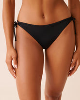 BLACK Side Tie Bikini Bottom