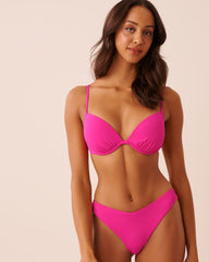 BRIGHT FUCHSIA Push-up Bikini Top