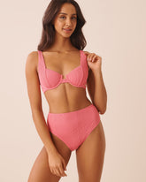 BUBBLE GUM Plunge Bikini Top