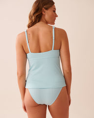 CARIBBEAN SEA Plunge Tankini Top