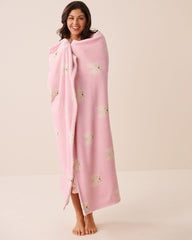 Cat Print Soft Plush Blanket