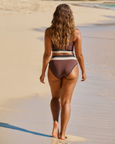 COFFEE BLOCK High Waist Bikini Bottom