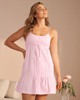 Cotton Eyelet Tiered Nightie