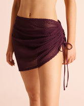 Crochet Side Tie Skirt