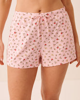 Ditsy Floral Print Cotton Pyjama Shorts