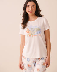 Dolce Vita Print Super Soft Short Sleeve T-shirt