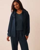 Double-knit Zip-up Hoodie