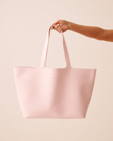 Faux Leather Tote Bag
