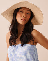 Floppy Straw Beach Hat