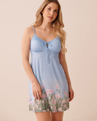 Flower Field Print Nightie