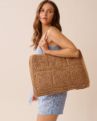Hand-woven Straw Bag