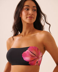 HIBISCUS LUX Bandeau Bikini Top