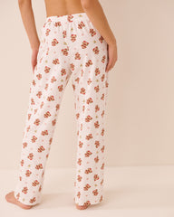 Highland Cow Print Cotton Pajama Pants