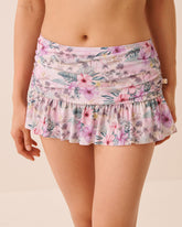 ISLAND BLUSH Ruffled Skirt Bikini Bottom