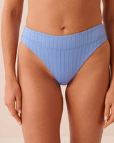 LILAC BLUE High Waist Brazilian Bikini Bottom