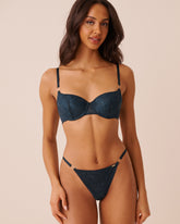 Lightly Lined Flexible Demi Bra