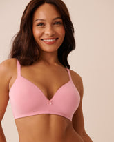 Lightly Lined Wireless Modal and Lace Bra