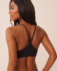 Lightly Lined Wireless Cotton Racerback Bra