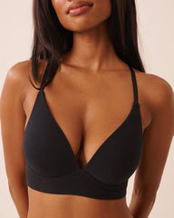 Lightly Lined Wireless Cotton Racerback Bra