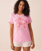 Lobster Floral Print Super Soft Short Sleeve T-shirt