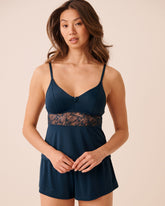 Butterfly Lace Trim Cami Top