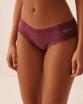 Super Soft Lace Trim Cheeky Panty