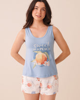 Peach Print Super Soft Tank Top