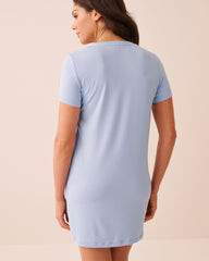 Peach Print Super Soft Short Sleeve Sleepshirt