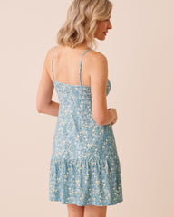 Ditsy Floral Print Super Soft Tiered Nightie