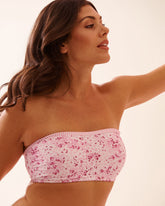 PINK MEADOW Bandeau Bikini Top