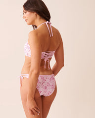 PINK MEADOW Bandeau Bikini Top