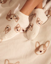 Plush Dog Socks