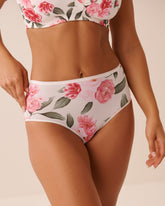 Microfiber Sleek Back High Waist Bikini Panty