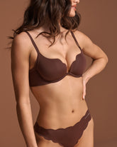 Push-up Scalloped Bra