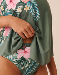 RESORT GETAWAY D Cup Flowy Tankini Top