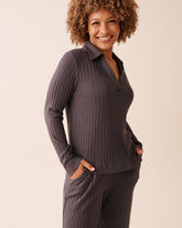 Ribbed Long Sleeve Shirt