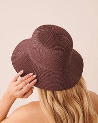 Straw Cloche Hat