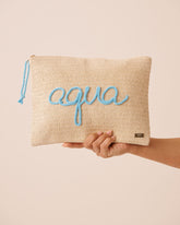 Straw Clutch Bag