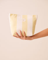 Striped Terry Pouch
