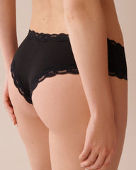 Super Soft Lace Trim Cheeky Panty
